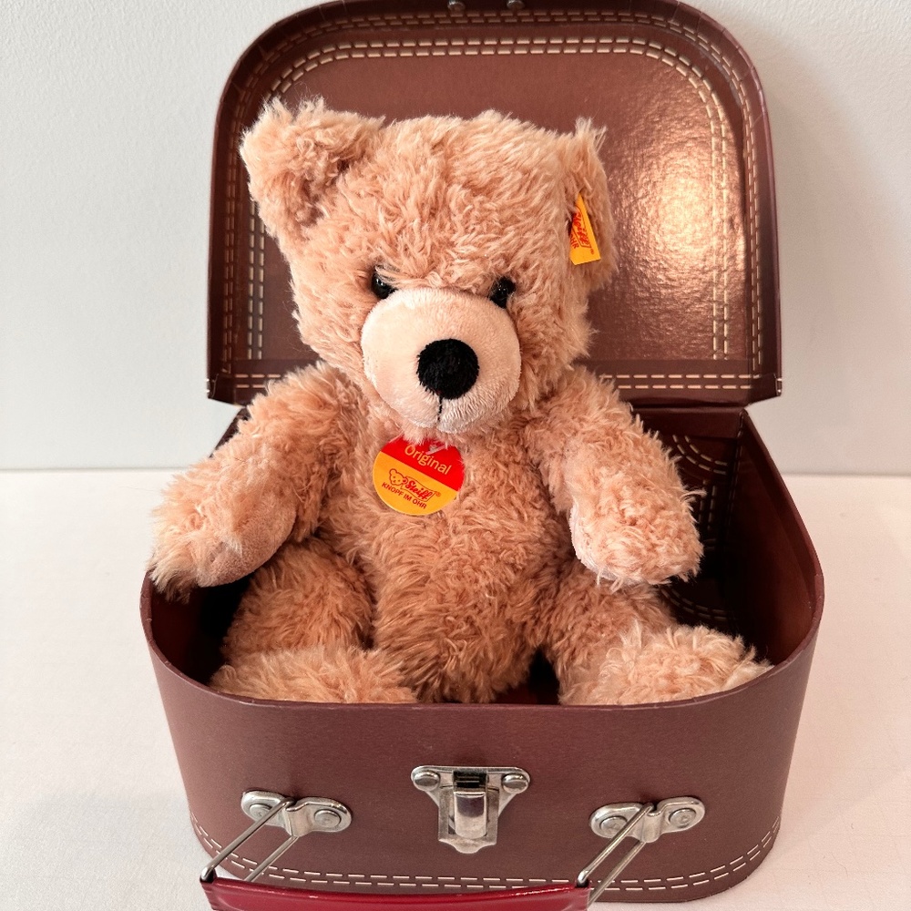 Steiff  ‘Flynn’ Teddy Bear in a Suitcase,